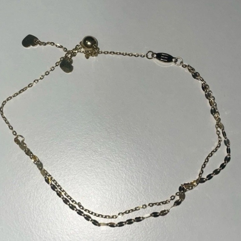 10kt Yellow Gold Heart Bracelet new stunning